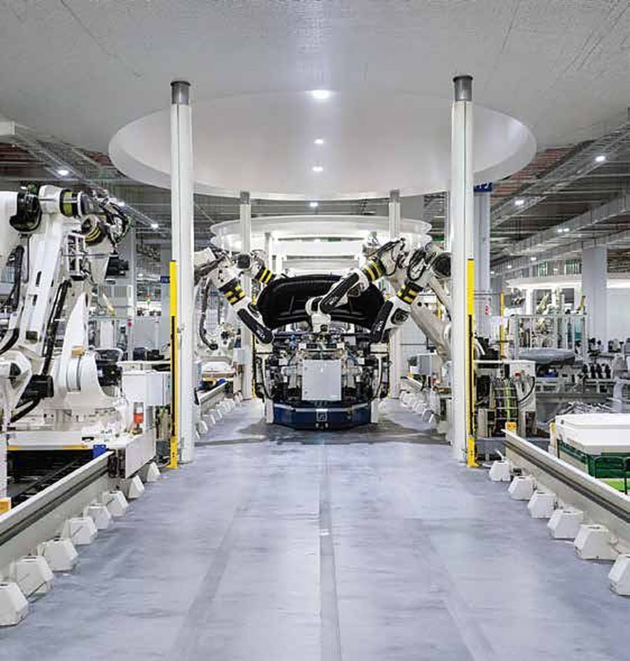 Robotic production line